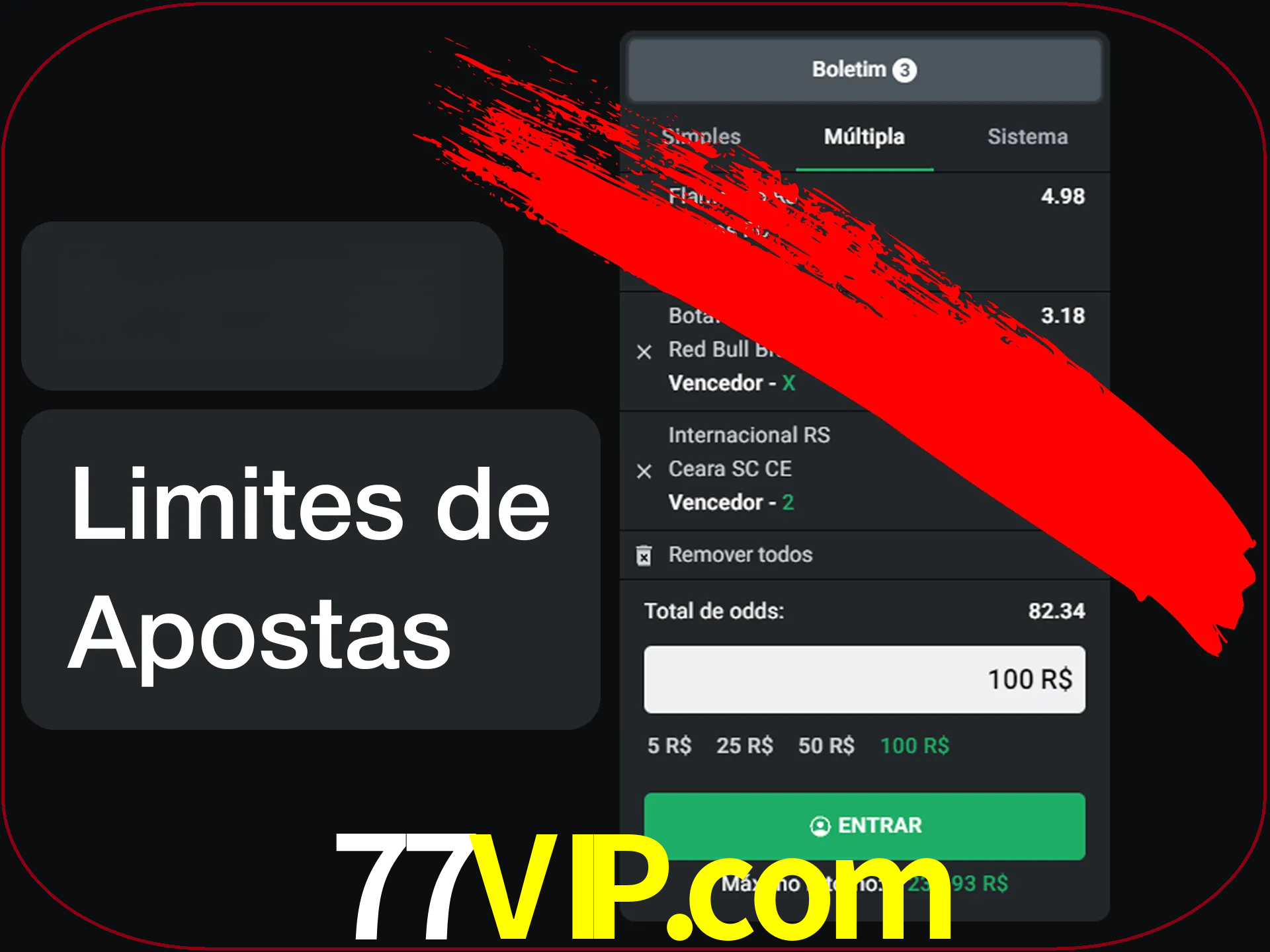 Não faça apostas loucas.